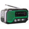 Voyager Trek Solar/Crank AM/FM/SW NOAA Weather Radio with 5-LED Flashlight